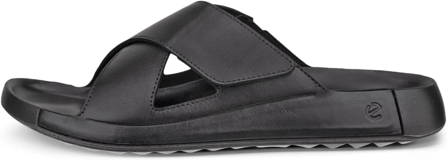 ECCO Men's Cozmo Two Band Cross Slide Sandal