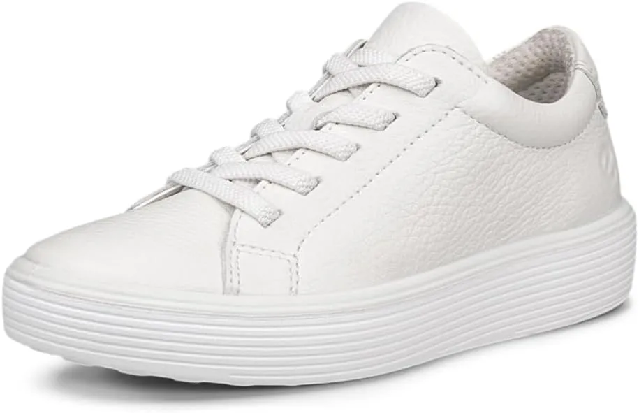 ECCO Soft 60 Sneaker, White, US 10.5-11 Unisex Little Kid