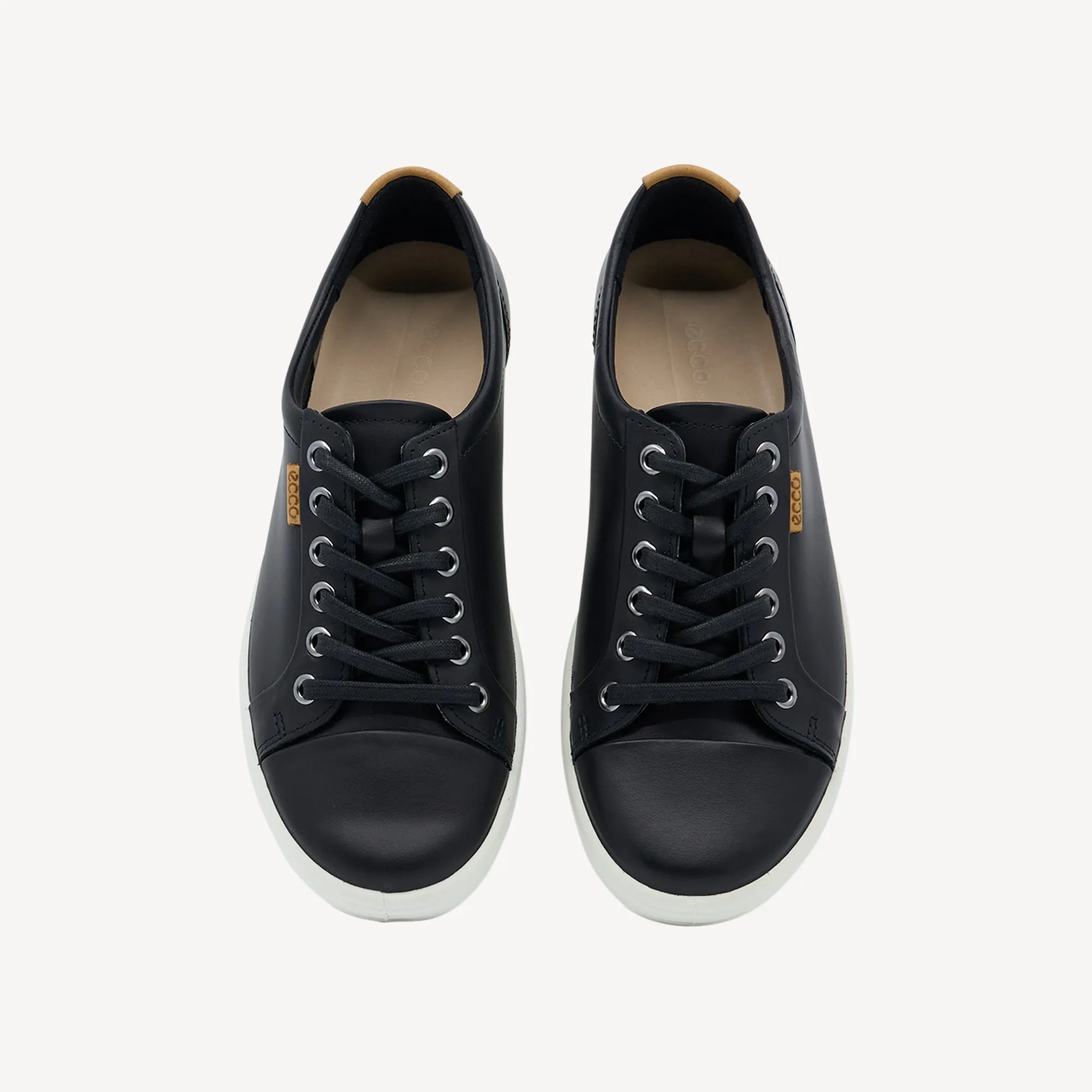 Ecco Soft 7 Black / White Womens