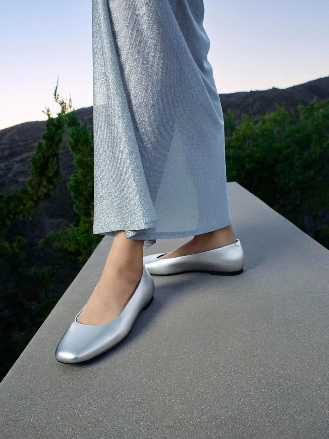 ECCO Women's Margot Plain Toe Ballerina Ballet Flat