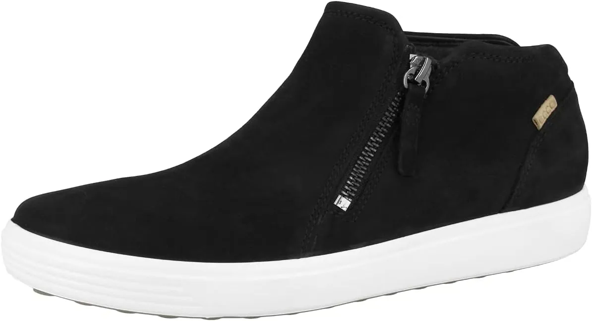 ECCO Women's Soft 7 Side Zip Bootie Sneaker