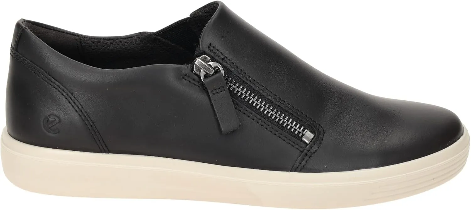 ECCO Women's Soft Classic Side Zip Sneaker