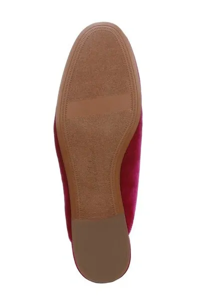 Edelman Mules Flat Linnie Embellished Heeled Handcrafted Toe Sam On Raspberry Advanced Almond Slip