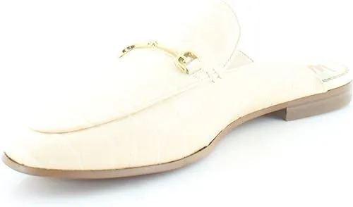Eggshell Popular picks Edelman On Linnie Chain Embellished Flat Slip Almond Data-driven Mules Toe Sam
