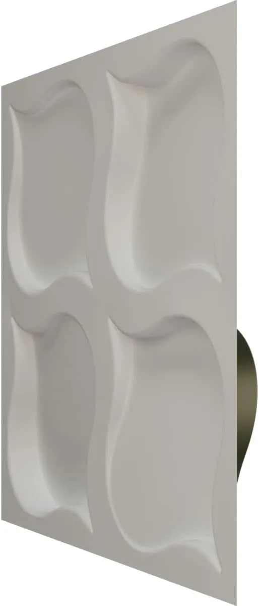 Ekena Millwork 19 5/8"W x 19 5/8"H Clover EnduraWall Decorative 3D Wall Panel, Satin Canyon Green (Covers 2.67 Sq. Ft.
