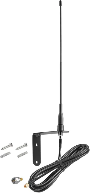 Extended Long Range 433Mhz 433.92MHz Flexible Whip Receiver Antenna for Remote GTO Mighty Mule LiftMaster Ghost Etc Smart Gate Door Opener Alarm System Signal Booster，Distance up to 500 ft , Eifagur