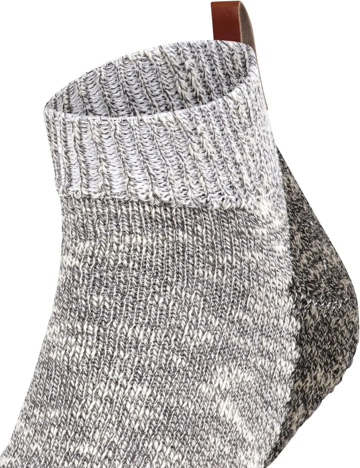 FALKE Men's Lodge Homepad Slipper Socks, Ankle Length, House Socks for Winter and Fall, Sole Grips, Cozy Warm, Cotton