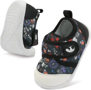 FEETCITY Toddler Shoes Girls Boys Barefoot Shoes Toddler Walking Shoes Kids Slip On Sneakers Breathable Tennis Shoes