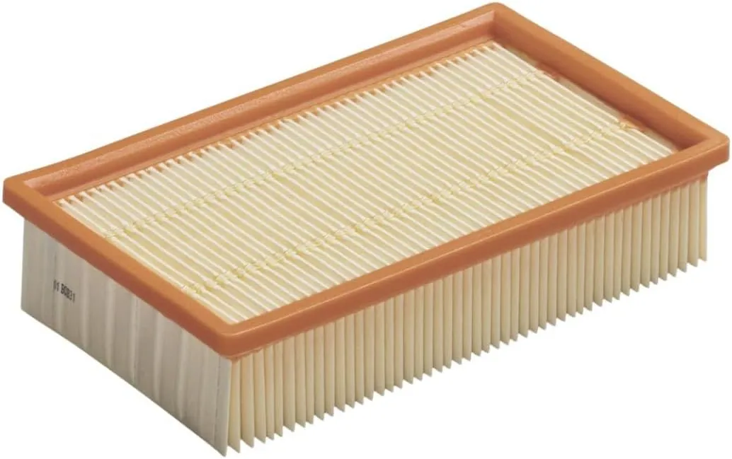 Fein Flat Pleated Dust Extractor - Fits Turbo I and II - Nano-Coated for Dry Dust - 31345012010