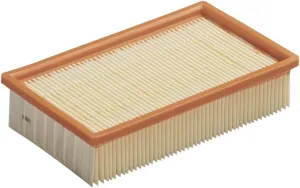 Fein Flat Pleated Dust Extractor - Fits Turbo I and II - Nano-Coated for Dry Dust - 31345012010