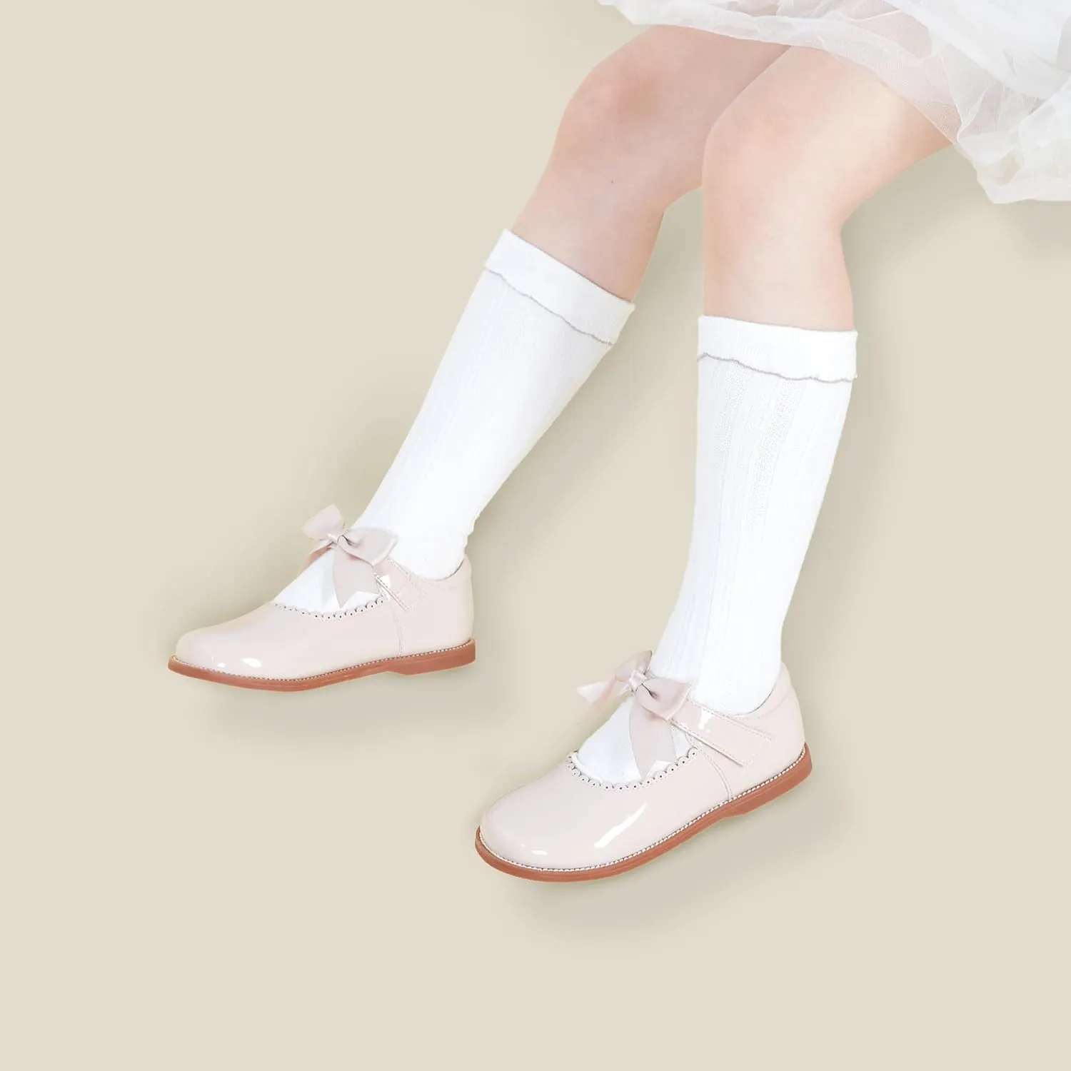 Felix & Flora Toddler Little Girl Mary Jane Dress Shoes - Ballet Flats for Girl Party School Shoes