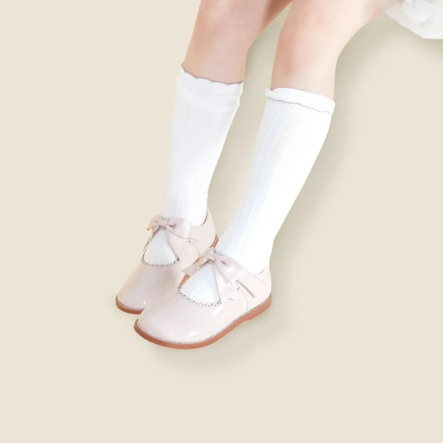 Felix & Flora Toddler Little Girl Mary Jane Dress Shoes - Ballet Flats for Girl Party School Shoes