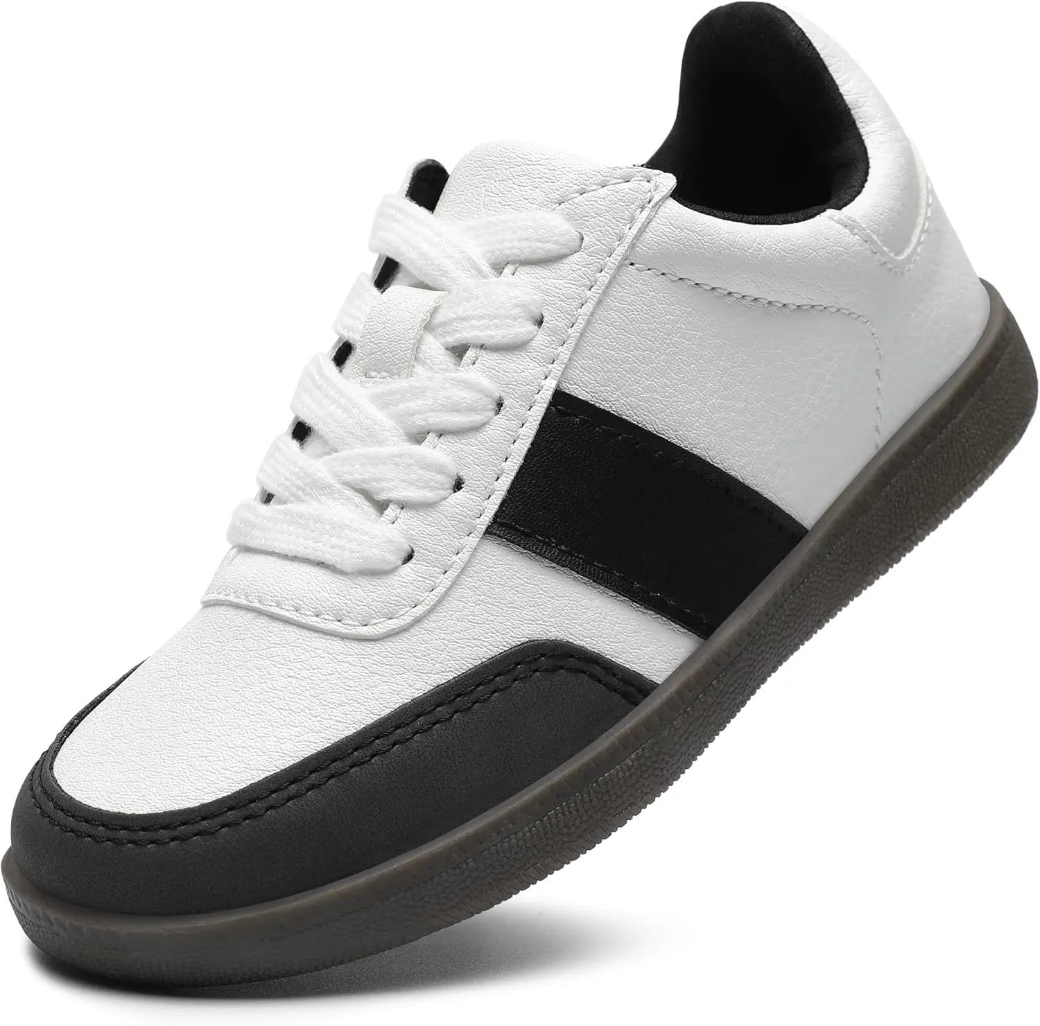 festooning Fashion Toddler Boys Girls Sneakers Cozy Lace Up Slip On Footwear Non-Slip Casual Low Top Sneaker Shoes for Little Kids