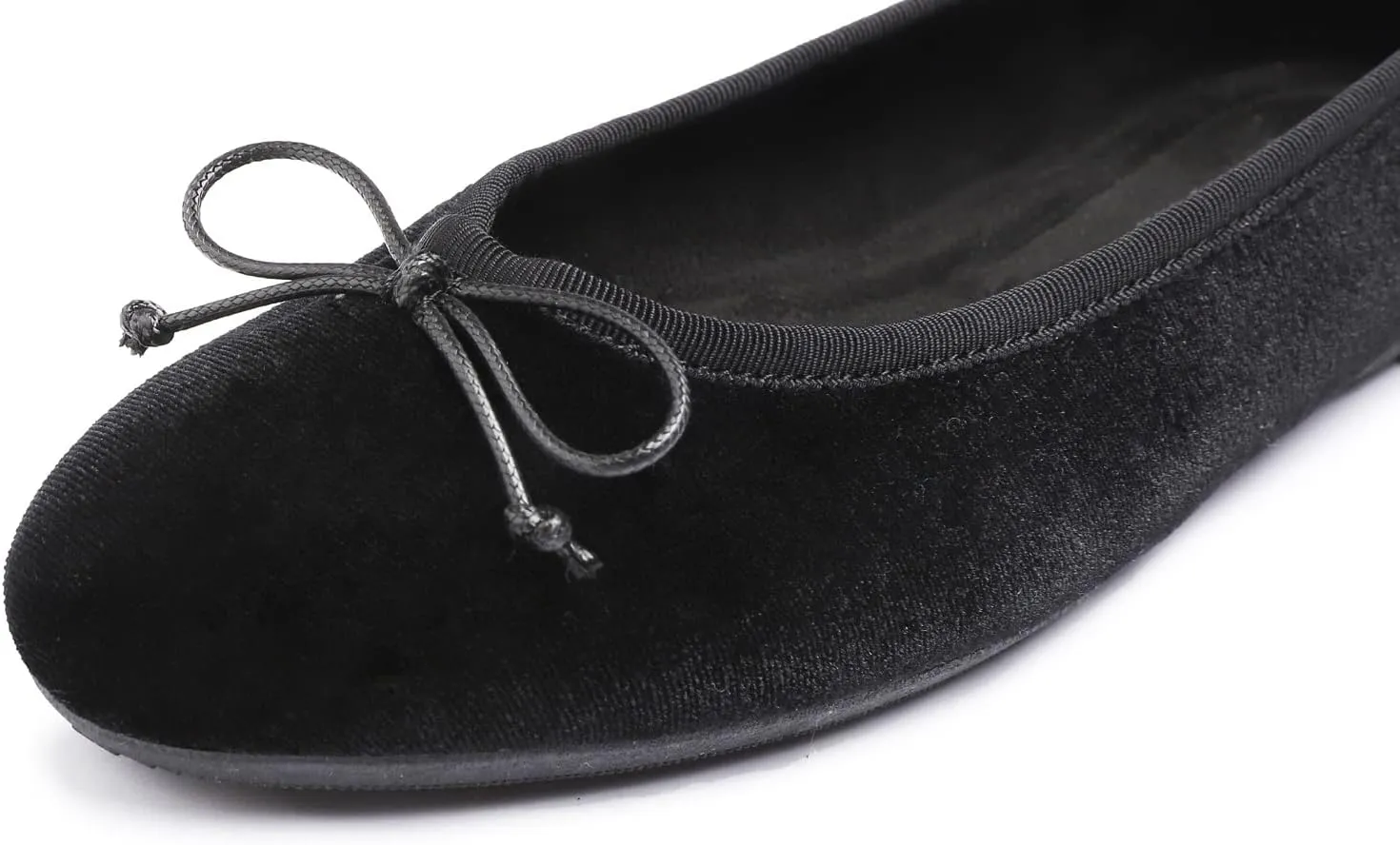 FEVERSOLE Women's Ultra Soft Colorful Memory Foam Cushioned Faux Suede Home Ballet Flats