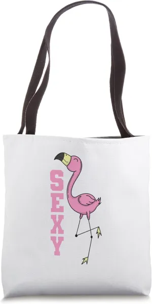 Flamingo on one Leg Sexy Tote Bag