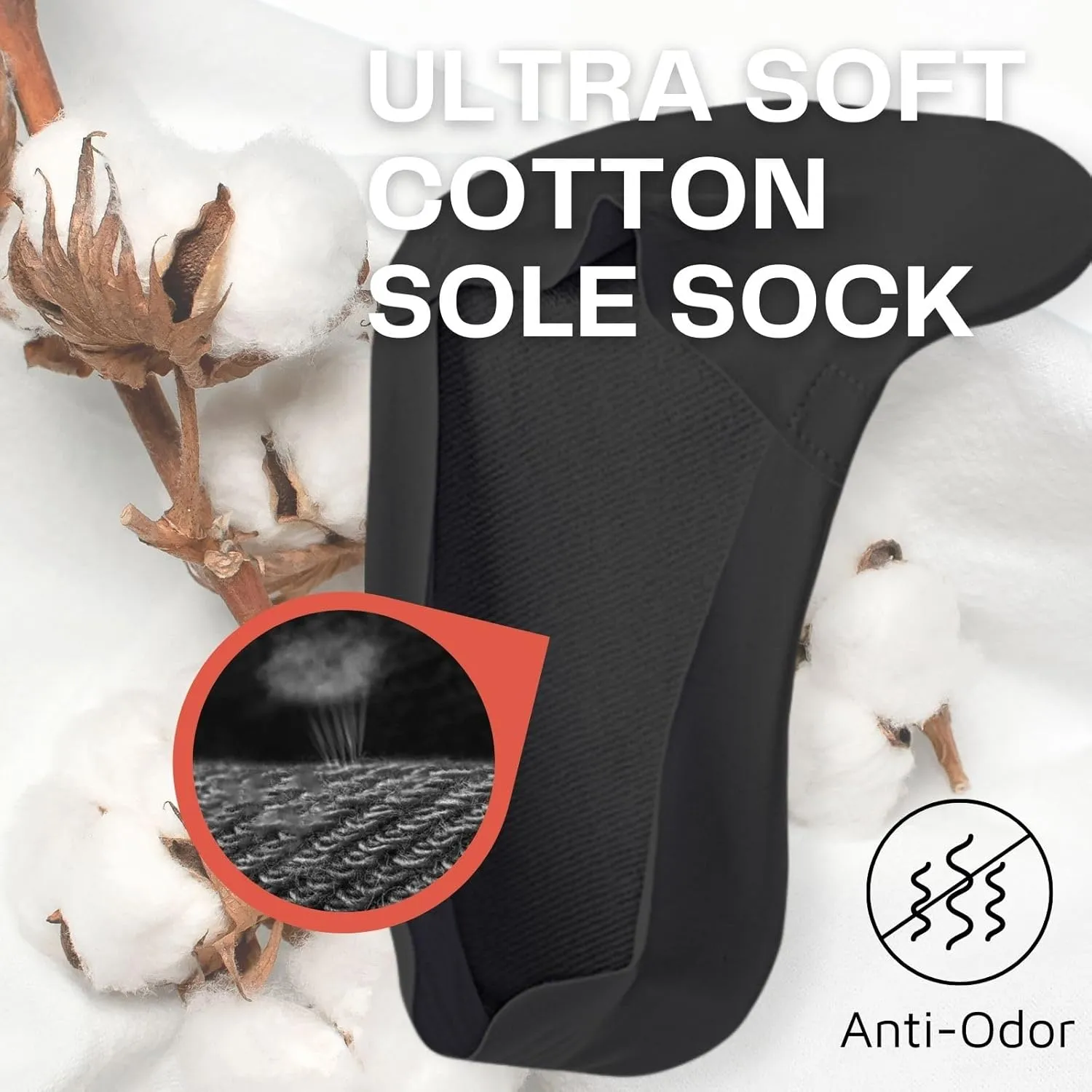Flammi Ultra-Thin Sock Women's No Show Liner Socks Non Slip Cotton Bottom Socks for Sneaker Lofer