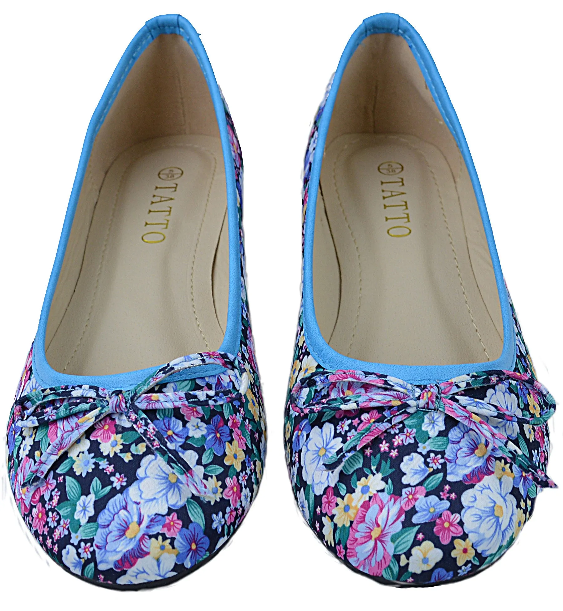 flat Pumps Ballerina On-sale Pattern Floral Shoes Fully integrated Comfort