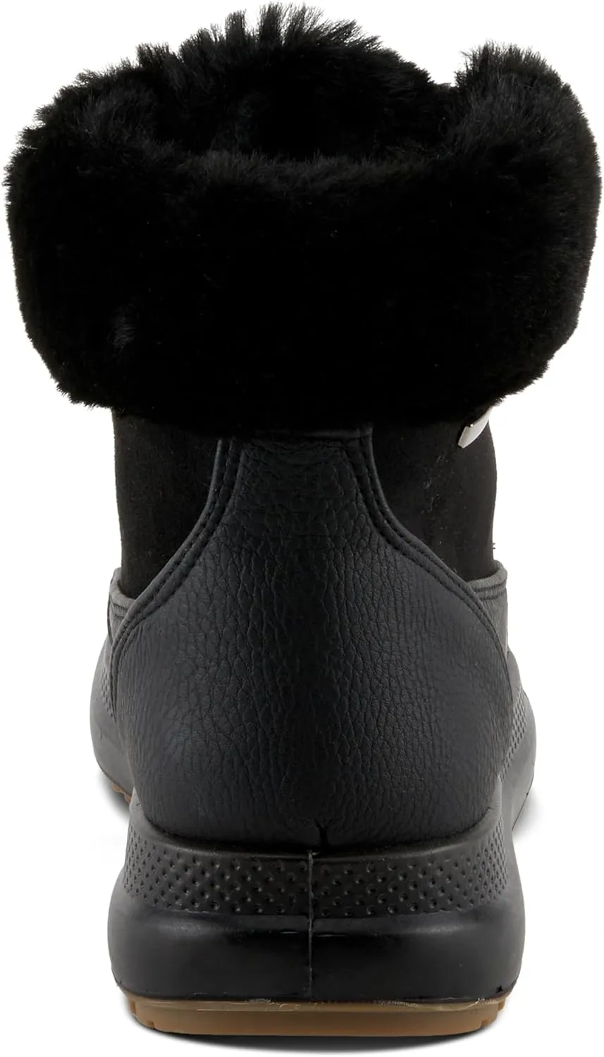 Flexus Women's BURRELL Lace-Up Platform Booties with Faux Fur Lining, Zipper Closure, and Cozy Design