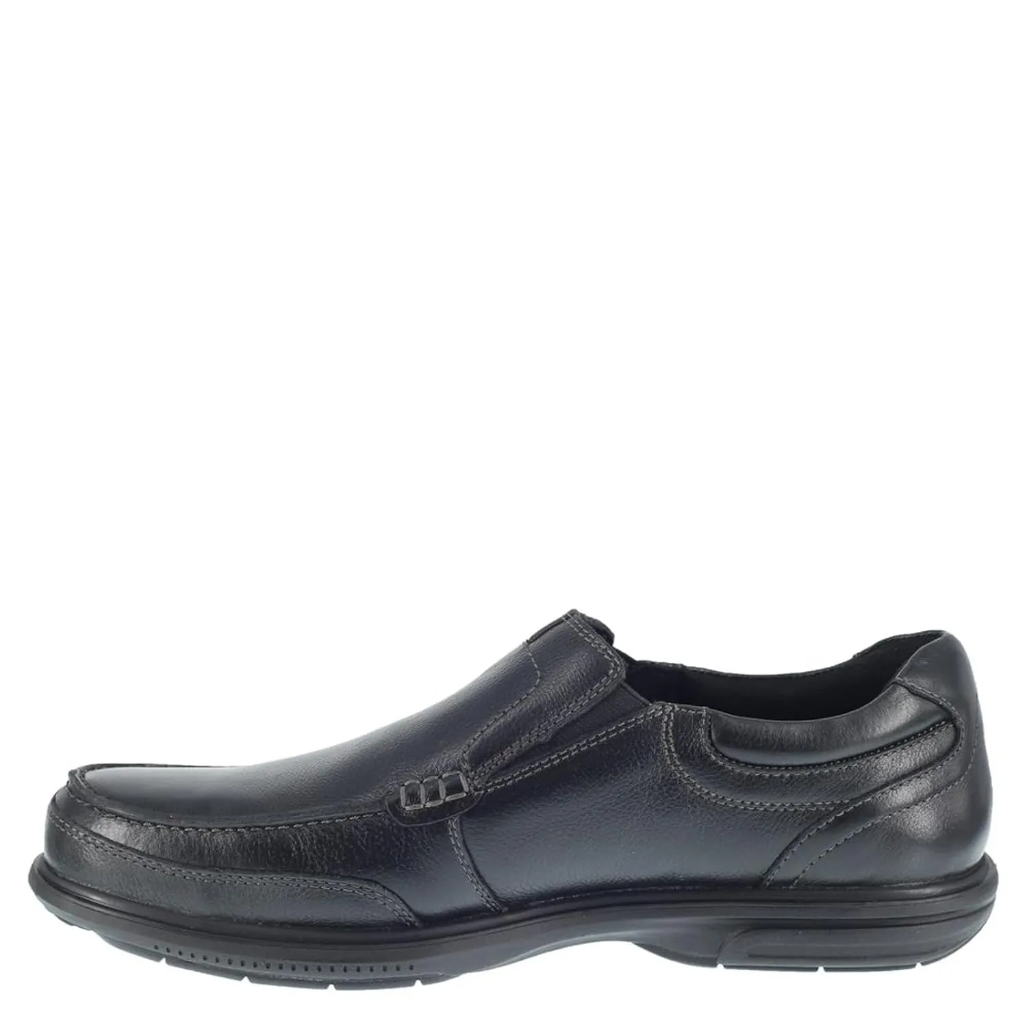 Florsheim Work Loedin Slip-On Men's Oxford, 10.5 2E US, Black