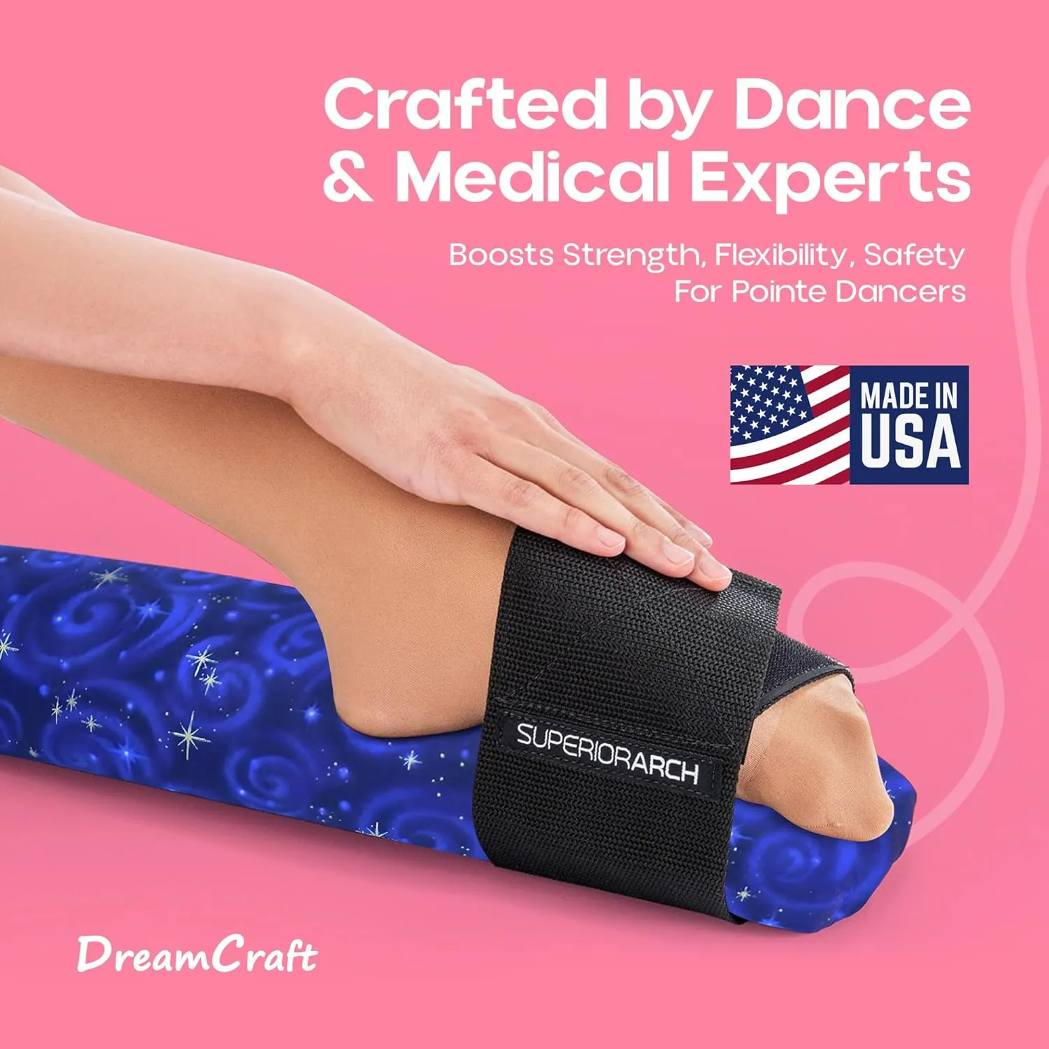 Foot Stretcher for Ballet and Gymnastics - Foot Arch Stretcher for Flexibility - Ballet Foot Stretcher for Dancers and Gymnasts - Ballet Stretcher, Arch Foot Stretcher Tool