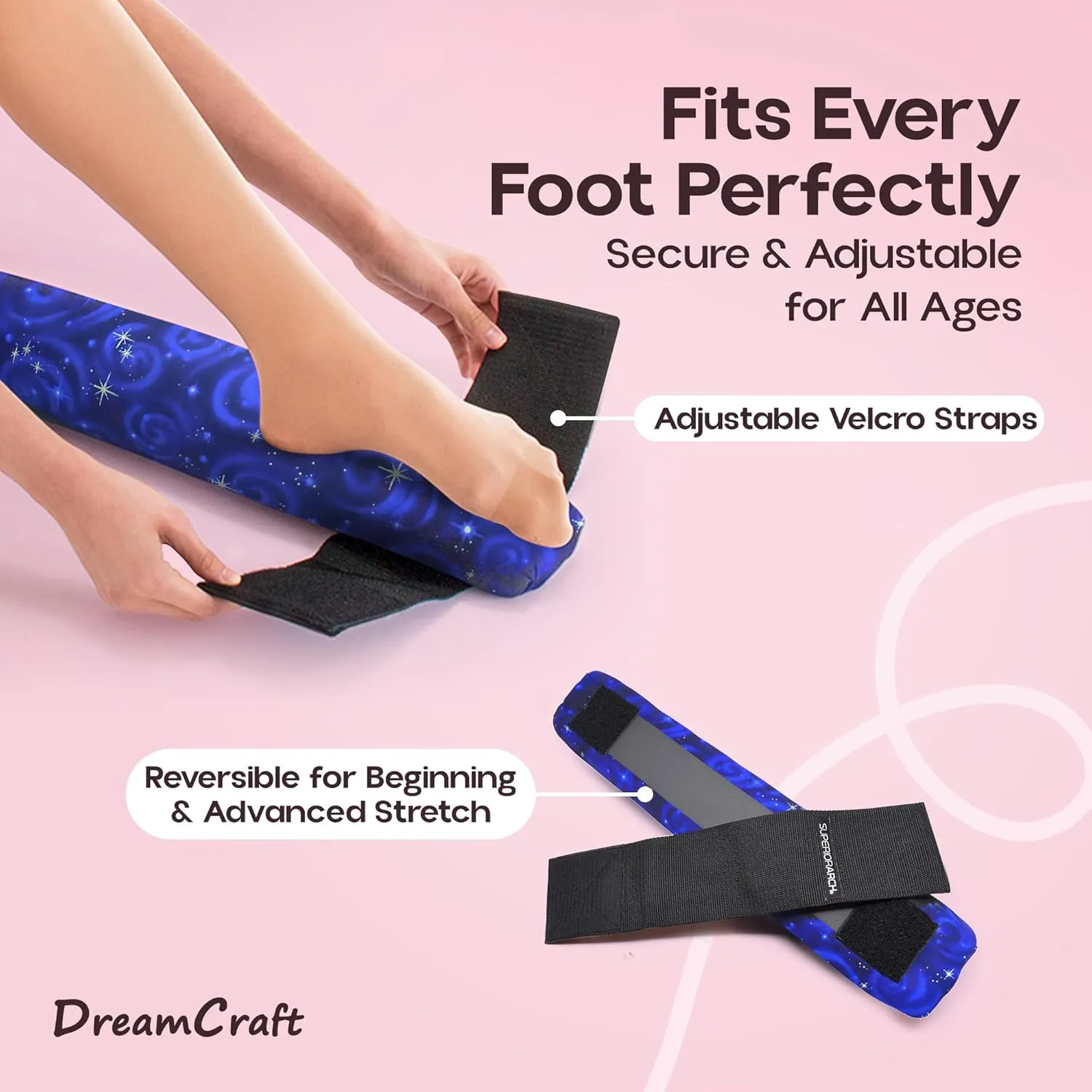 Foot Stretcher for Ballet and Gymnastics - Foot Arch Stretcher for Flexibility - Ballet Foot Stretcher for Dancers and Gymnasts - Ballet Stretcher, Arch Foot Stretcher Tool