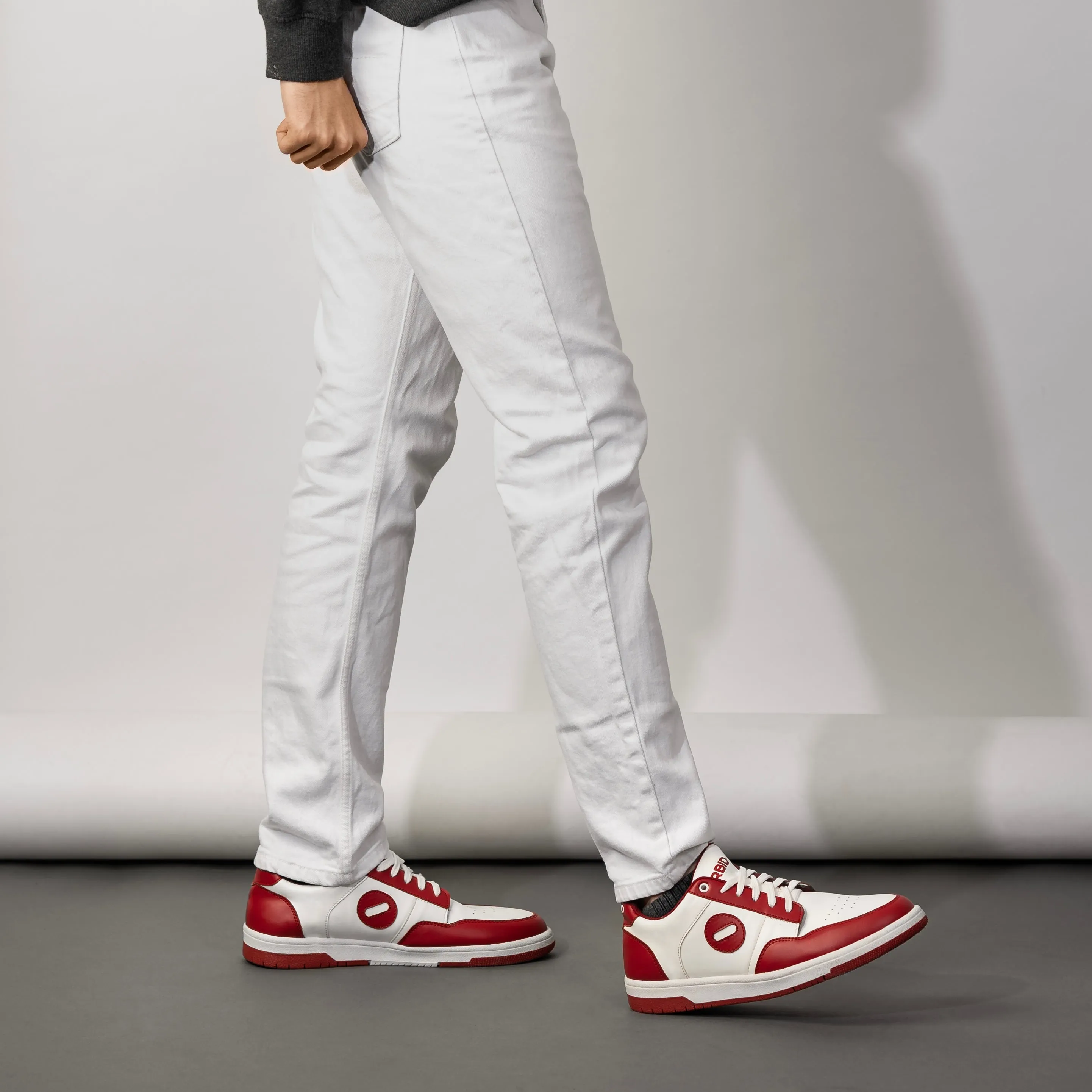 Forbid Fire Element | Red and White Sneaker