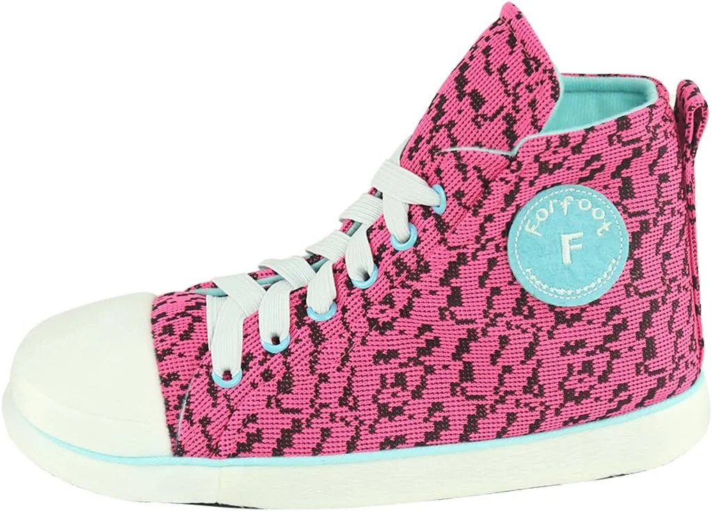 Forfoot Women's House Shoes Warm Indoor Sneaker Slippers Anti-Skid