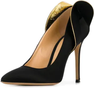 FSJ Women Retro Pointed Toe Slip on Comfort High Thin Heel Satin Pumps Stiletto Dress Office Party Shoes Size 4-15 M US