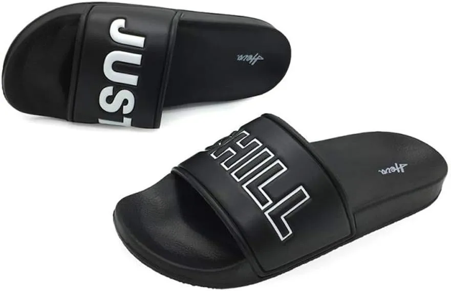 FUNKYMONKEY Men's Casual Sandal Slippers Outdoor Indoor Slide for Men