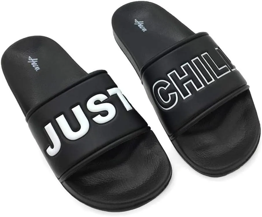 FUNKYMONKEY Men's Casual Sandal Slippers Outdoor Indoor Slide for Men