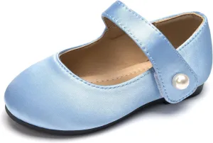 FUNKYMONKEY Toddler/Little Girl Mary Jane Dress Shoes Casual Slip on Ballet Flat