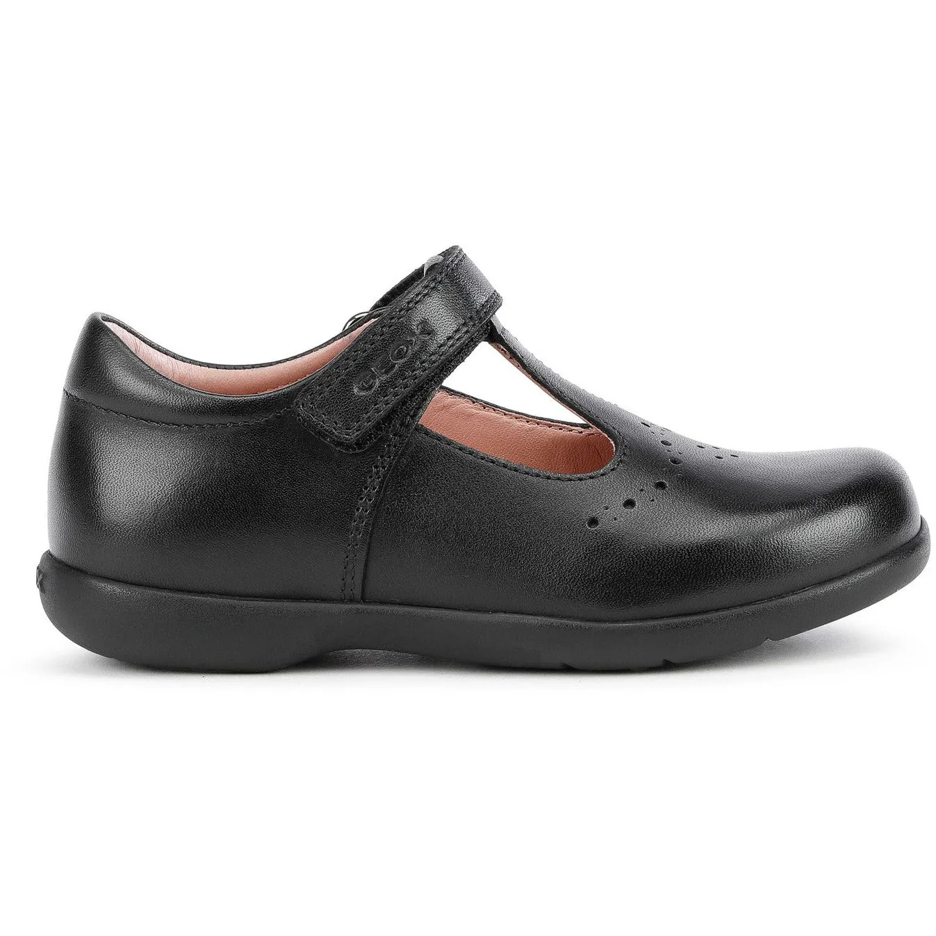 Geox Naimara - Girls Mary Jane Velcro Shoe in Black