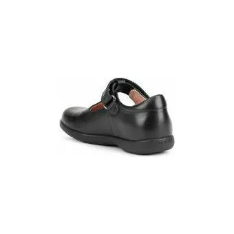 Geox Naimara - Girls Mary Jane Velcro Shoe in Black
