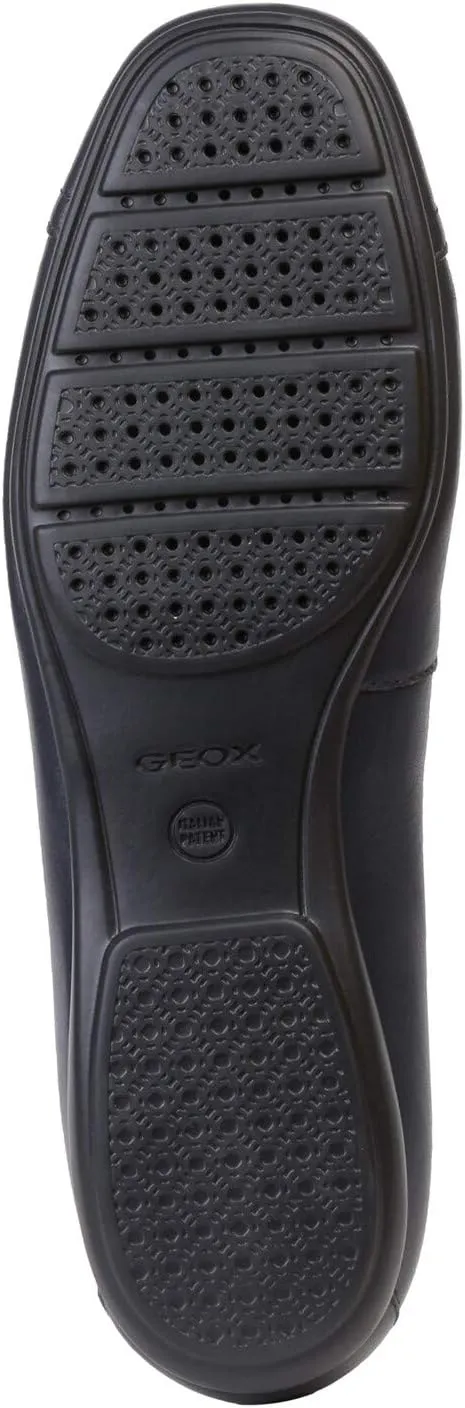 Geox Women's Annitah 9 Nappa Leather Ballet Flat with Arch Support and Cushioning
