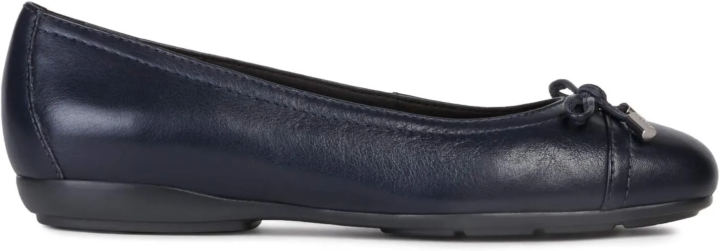 Geox Women's Annitah 9 Nappa Leather Ballet Flat with Arch Support and Cushioning
