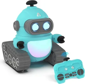 GILOBABY Robot Toys for Boys, Rechargeable Remote Control Robot Toy for Kids, Programmable RC Robots with LED Eyes, Flexible Head & Arms, Dance Moves, Music, Birthday Gifts for Boys Ages 3  Years