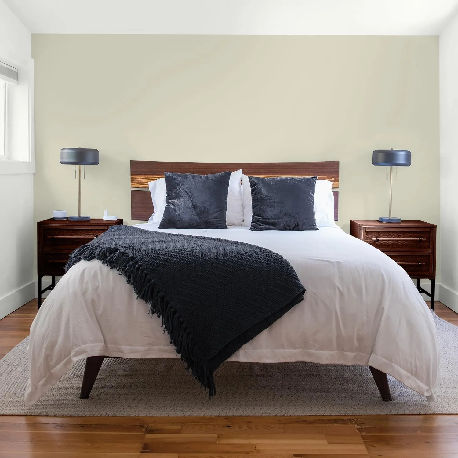 Glidden Interior Paint   Primer: Sage/French Gray Linen, One Coat, Flat, 1-Gallon