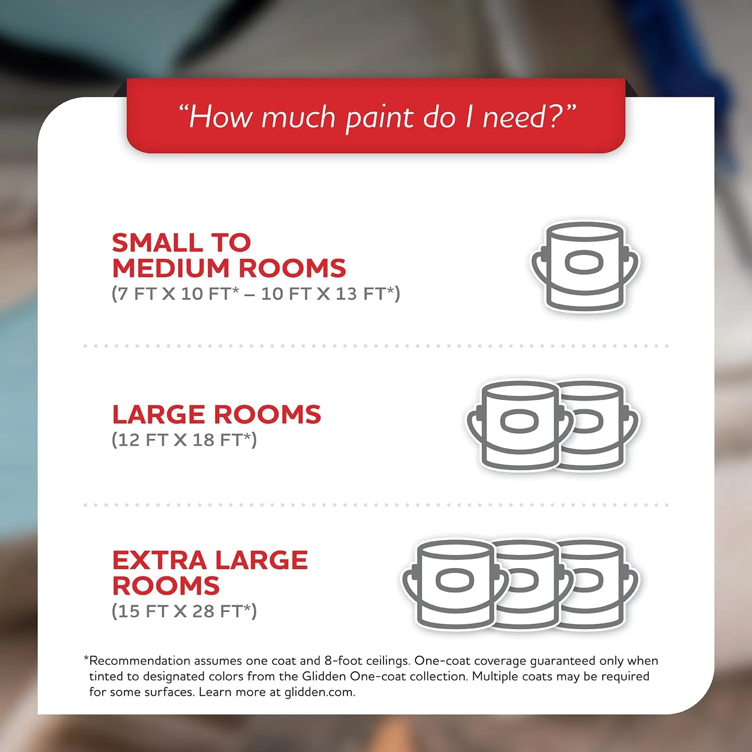 Glidden Interior Paint   Primer: Sage/French Gray Linen, One Coat, Flat, 1-Gallon