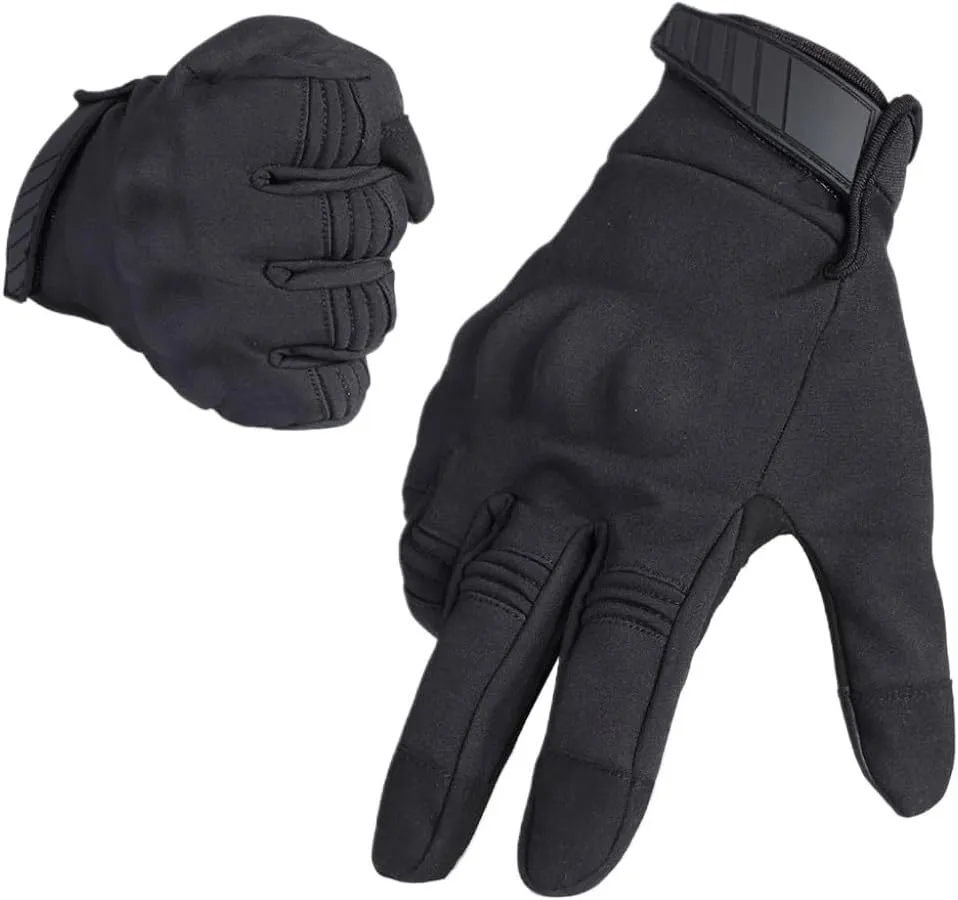 Gloves Touch Screen Full Finger Glove Hard Shell Fleece Hunting Hiking Bicycle Cycling Men