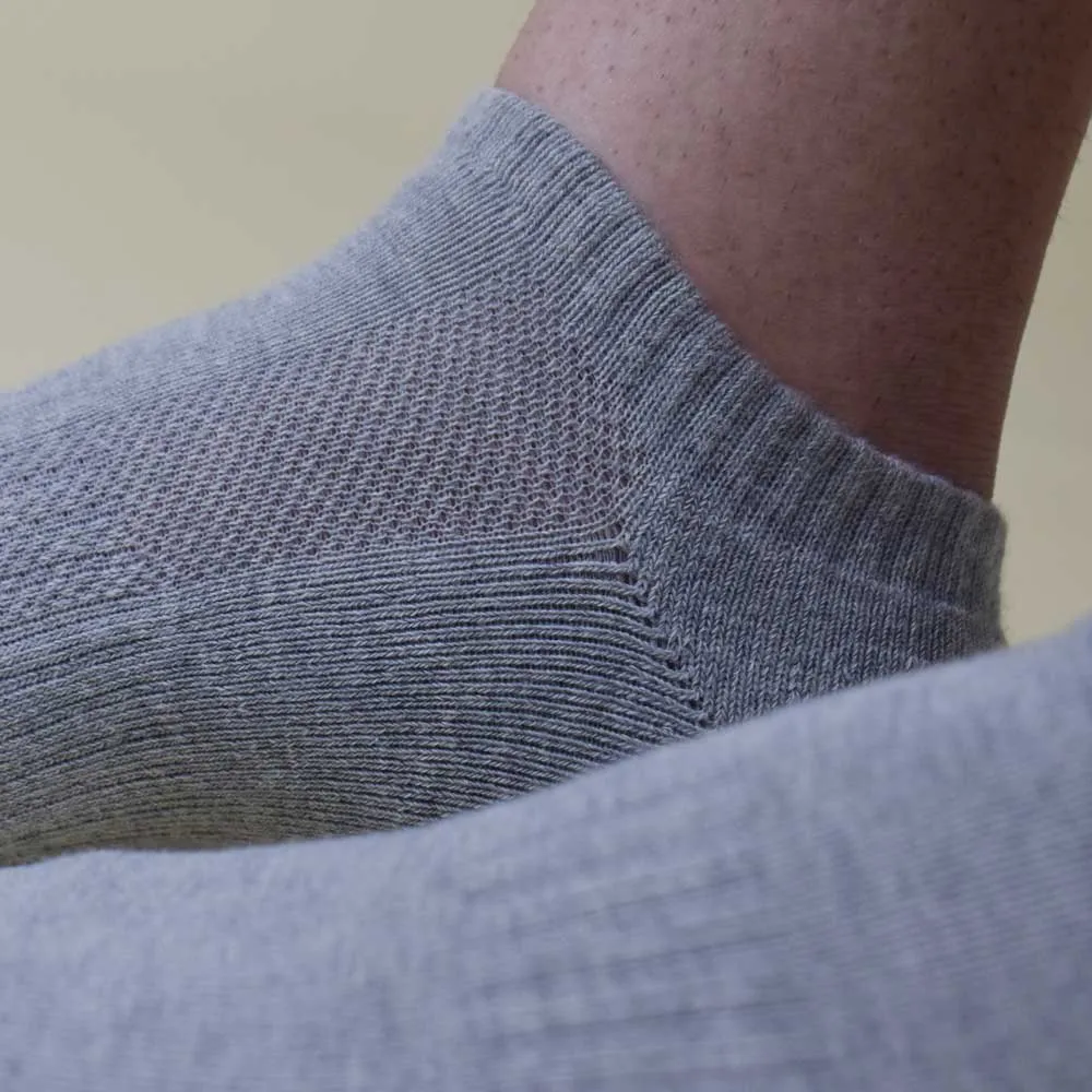 Grey Cotton Socks (3 x PAIR)