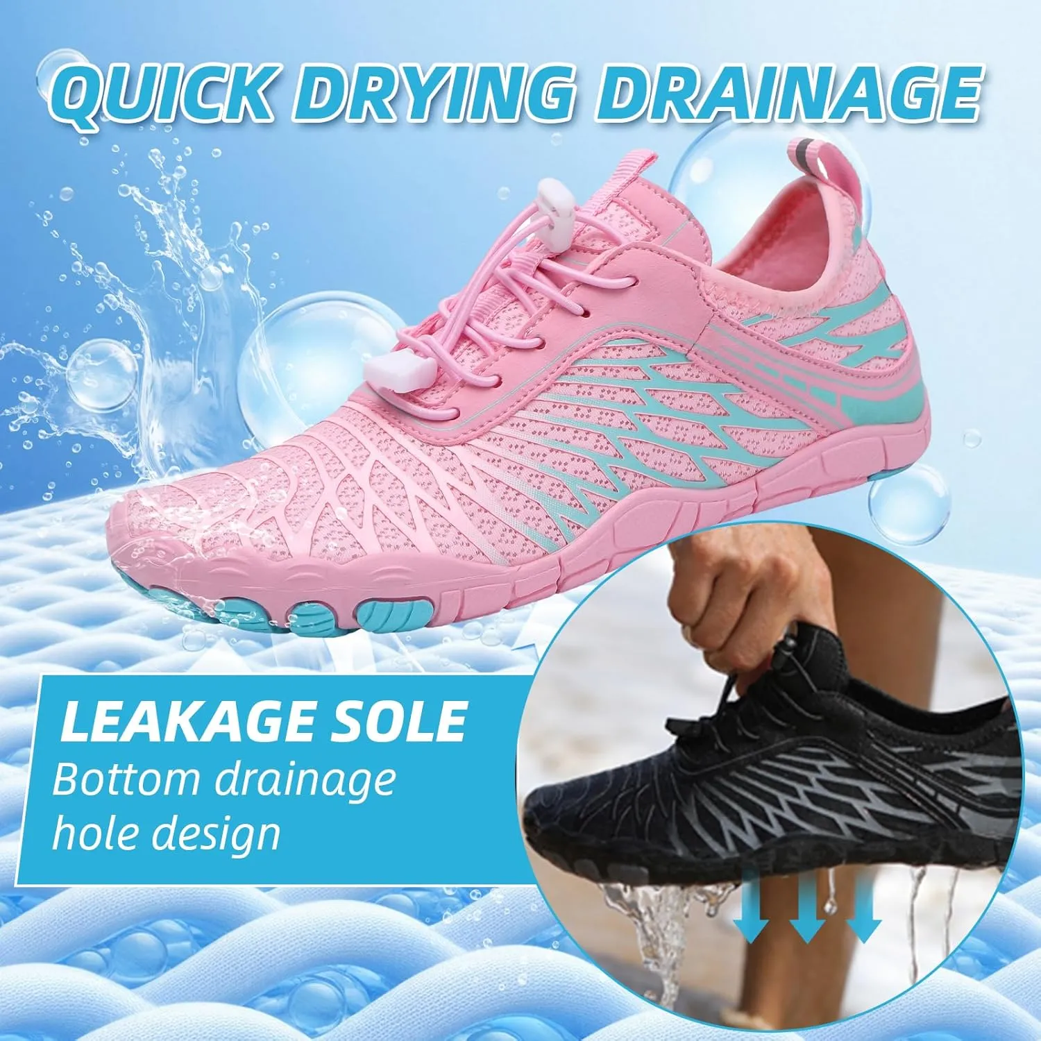 Grounding Shoes with Copper Barefoot Shoes Women Men, Outdoor Waterproof Hike Healthy Non-Slip Flexible