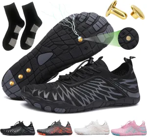 Grounding Shoes with Copper Barefoot Shoes Women Men, Outdoor Waterproof Hike Healthy Non-Slip Flexible