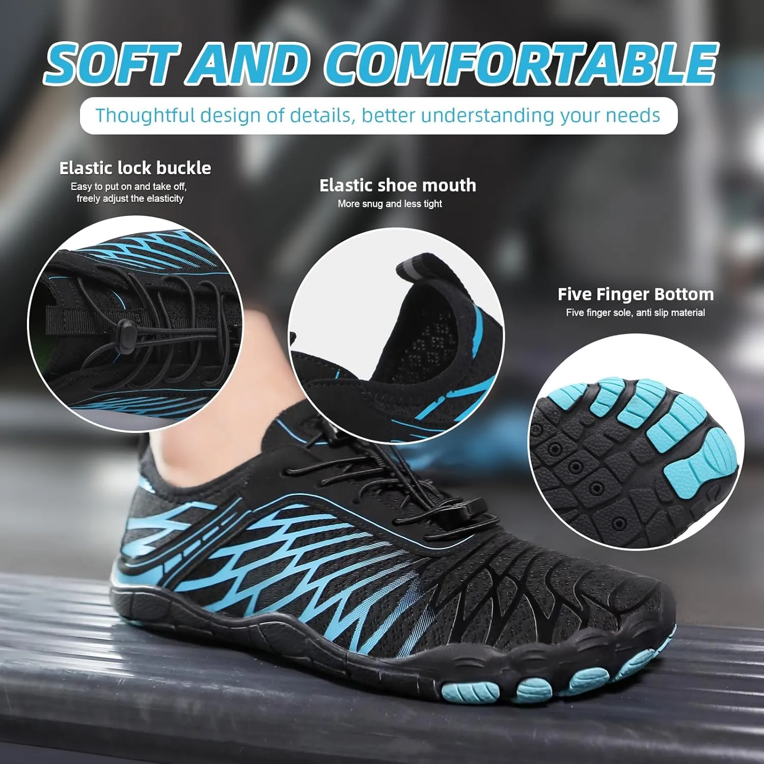 Grounding Shoes with Copper Barefoot Shoes Women Men, Outdoor Waterproof Hike Healthy Non-Slip Flexible