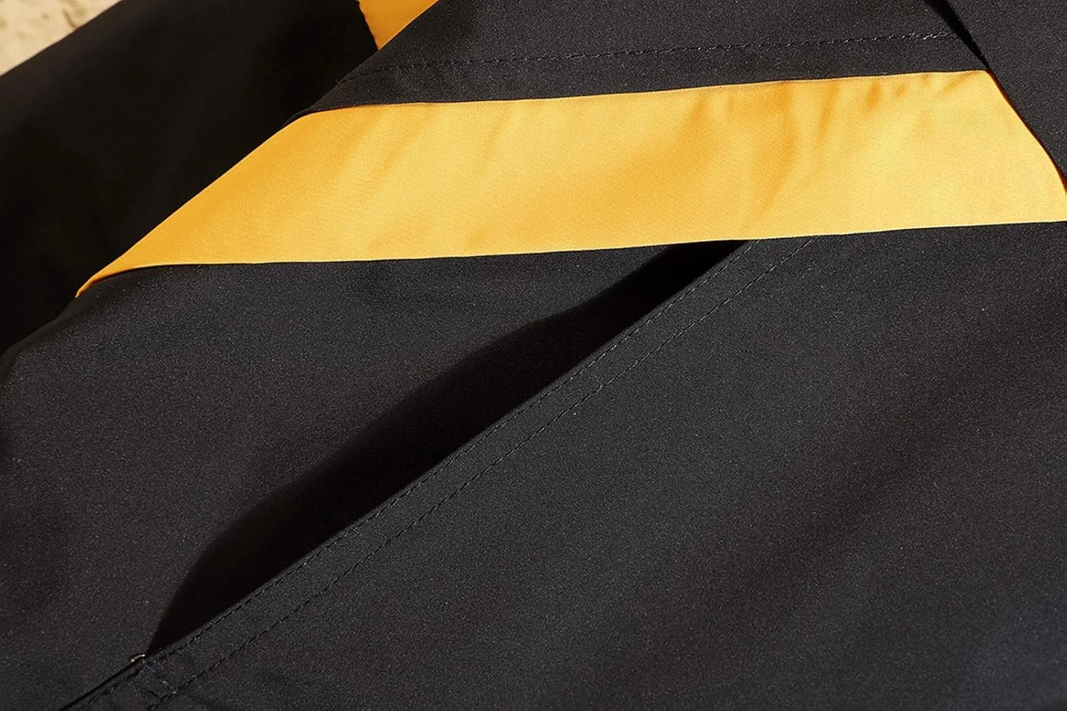 GURUNVANI Casual Hoodie Long Sleeve Hooded Jacket Color Block Pullover