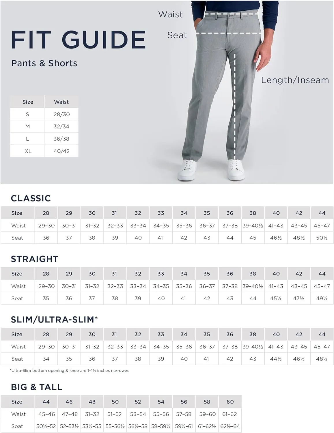 Haggar Men's Cool 18 Pro Classic Fit Flat Front Casual Stretch Golf Pant (Big & Tall Sizes)