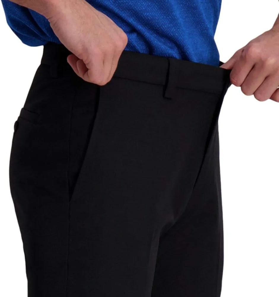 Haggar Men's Cool Right Performance Flex Straight Fit Flat Front Pant-reg. and Big & Tall