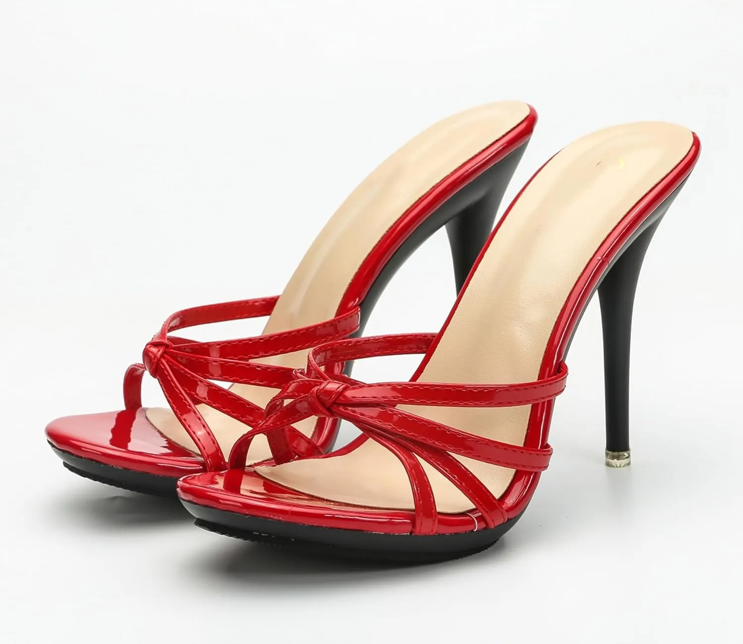 Hanfike High Heel Slide Sandals for Women Stiletto Dressy Sexy Mules