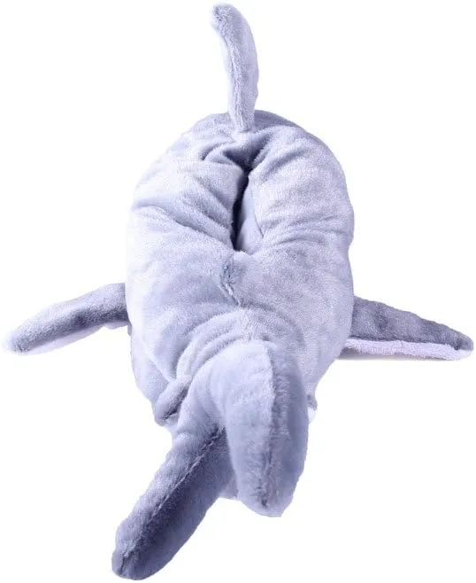 Happy Feet Animal Slippers for Adults and Kids, Cozy and Comfortable, Sturdy Rubber Soles, Thick 1-Inch Memory Foam Footbed, Non-Skid Bottoms, Plush Velvety Material Slippers, As Seen on Shark Tank