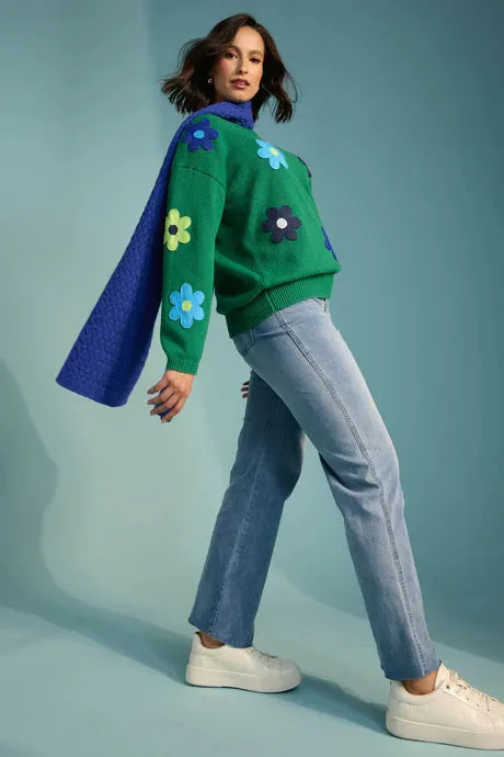 Haven - Delphi Jumper - Blue/Oasis