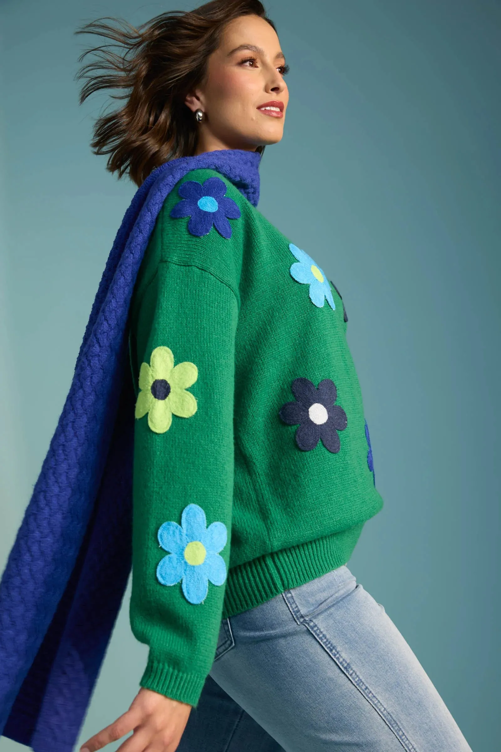 Haven - Delphi Jumper - Blue/Oasis